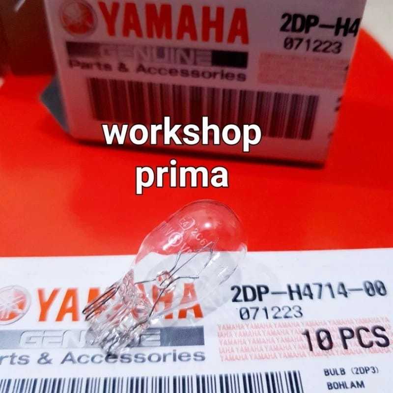 bolam 2DP bohlam lampu belakang rem stoplamp senja kabut 12V/10 watt Nmax old lama N Max 150 Ori Ygp