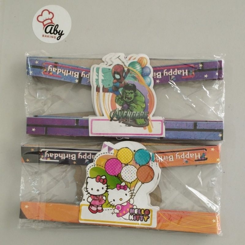 Topi Ulang Tahun isi 10