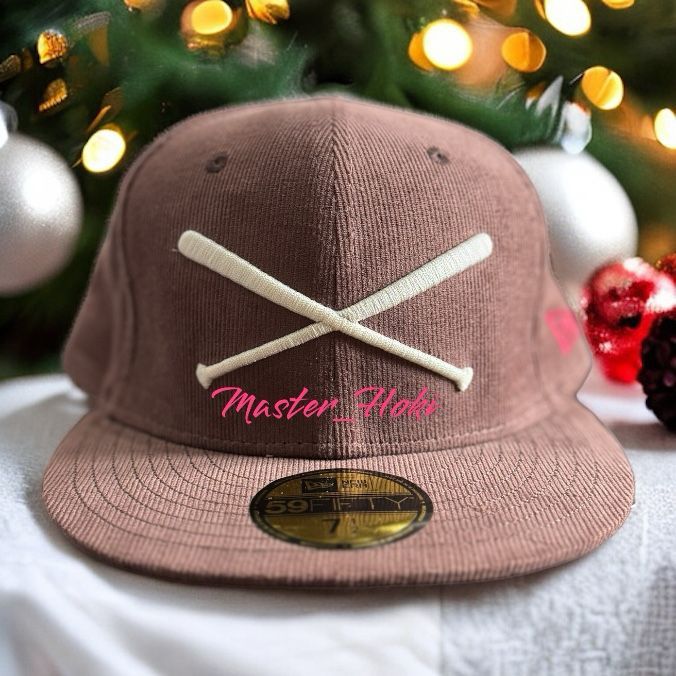 NEW ERA X JUSTFITTED CROSSED BATS X-MAS CORDURAY