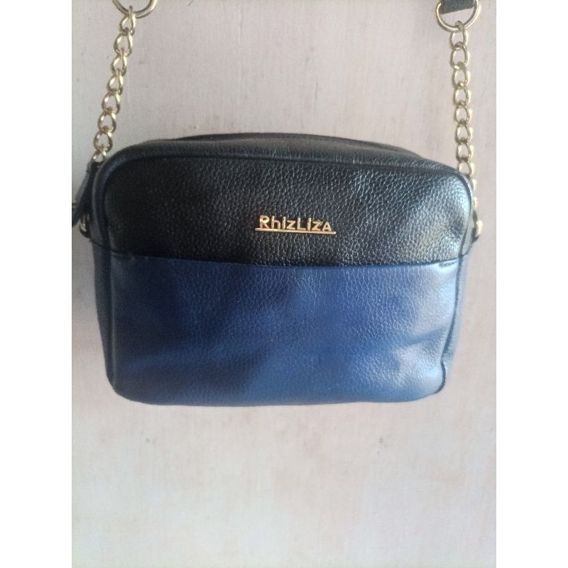 Cambag biru hitam Kulit Asli Kulas