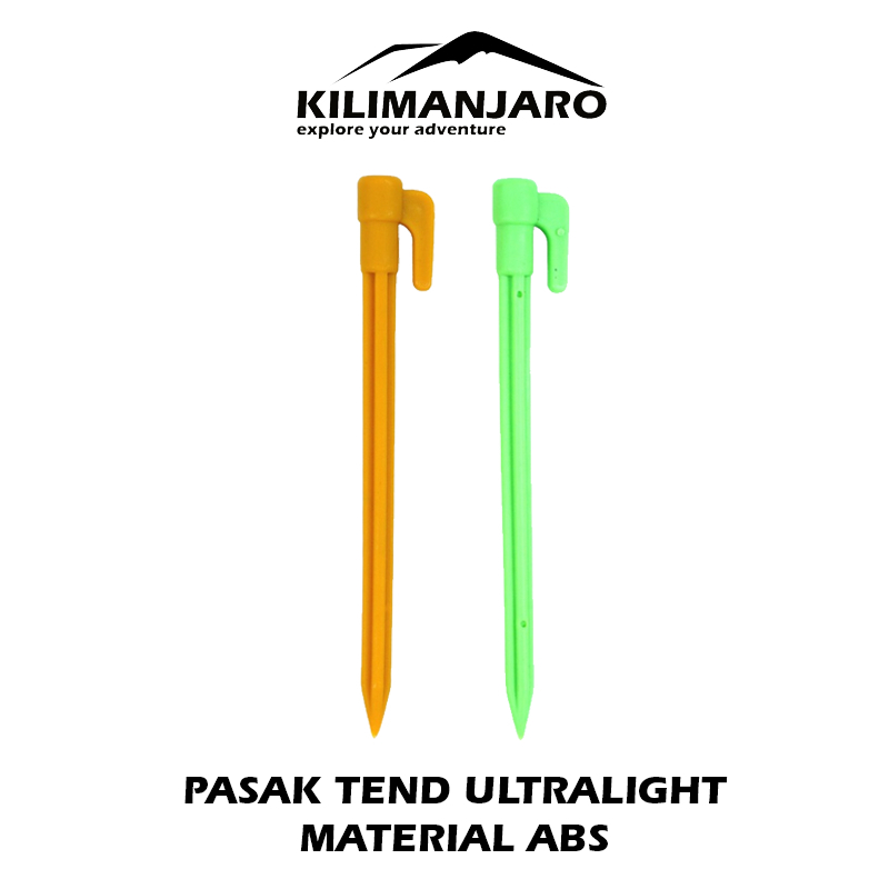 Pasak Tenda Camping ABS - Pasak Ultralight Panjang 16 Cm
