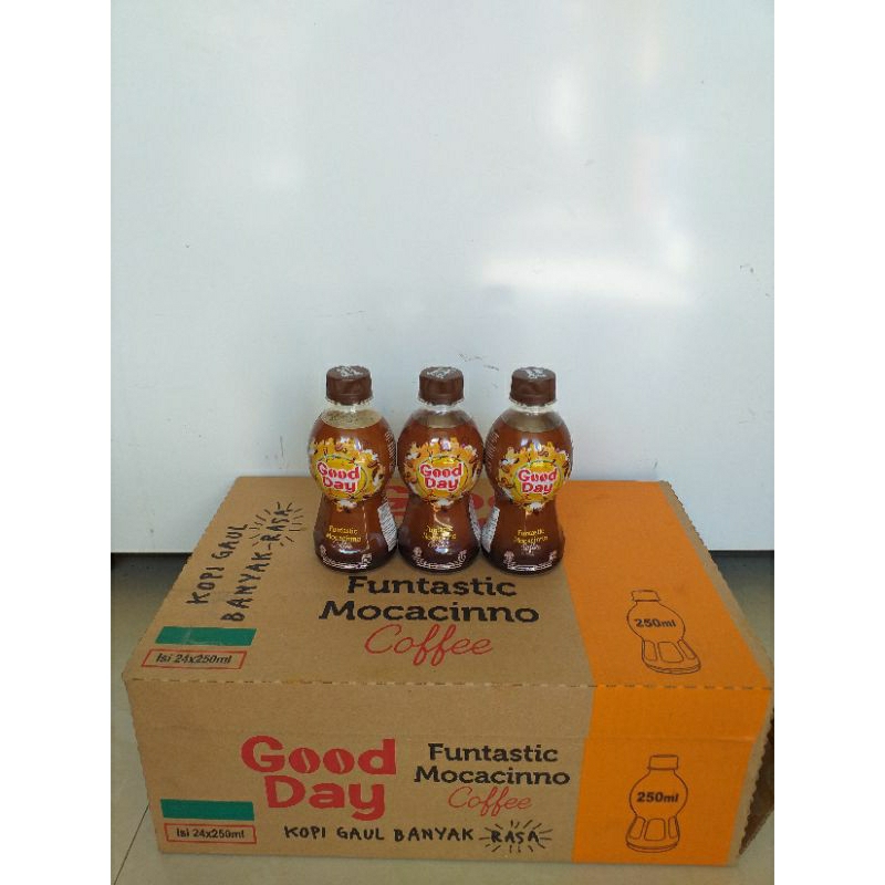 

Kopi Good Day Funtastic Mocacinno 250 ML 1 Dus