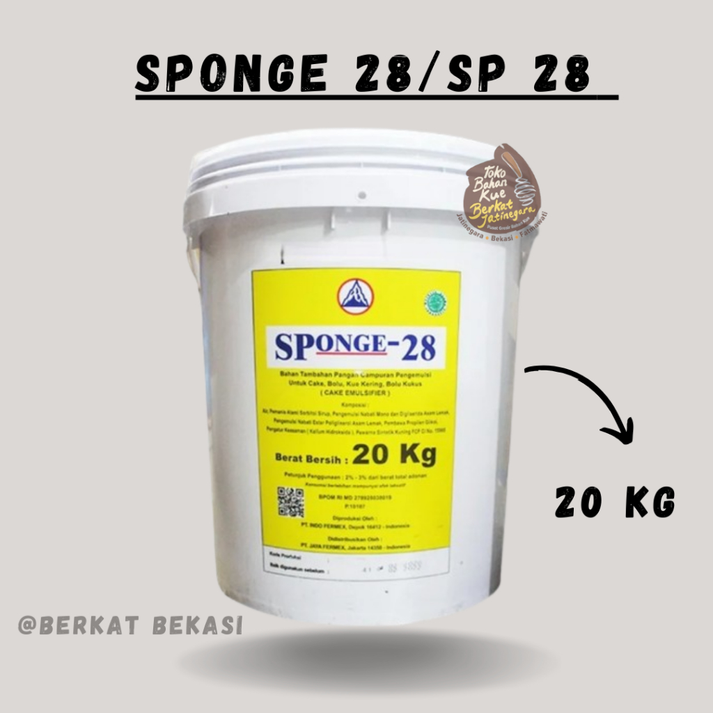 

SPONGE 28 / SPONGE 20 KG ( 1 PAIL ) / SP 28