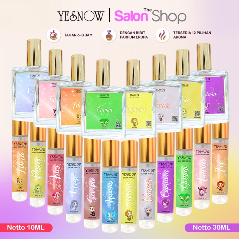 YESNOW parfum Your Zodiac In a Bottle | Ukuran 10ml 30ml | Eau De Parfum | Parfume | Pewangi Badan |