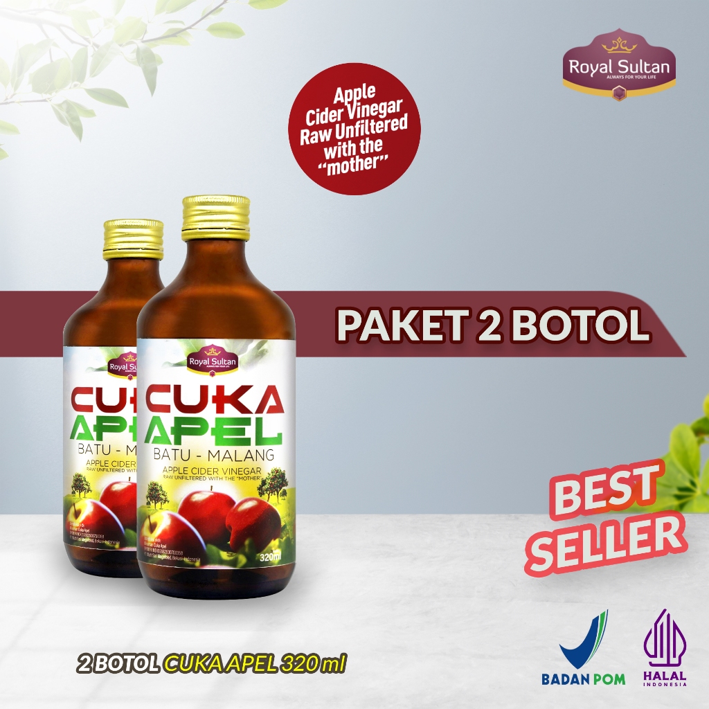 

Cuka Apel Royal Sultan (paket 2 botol)