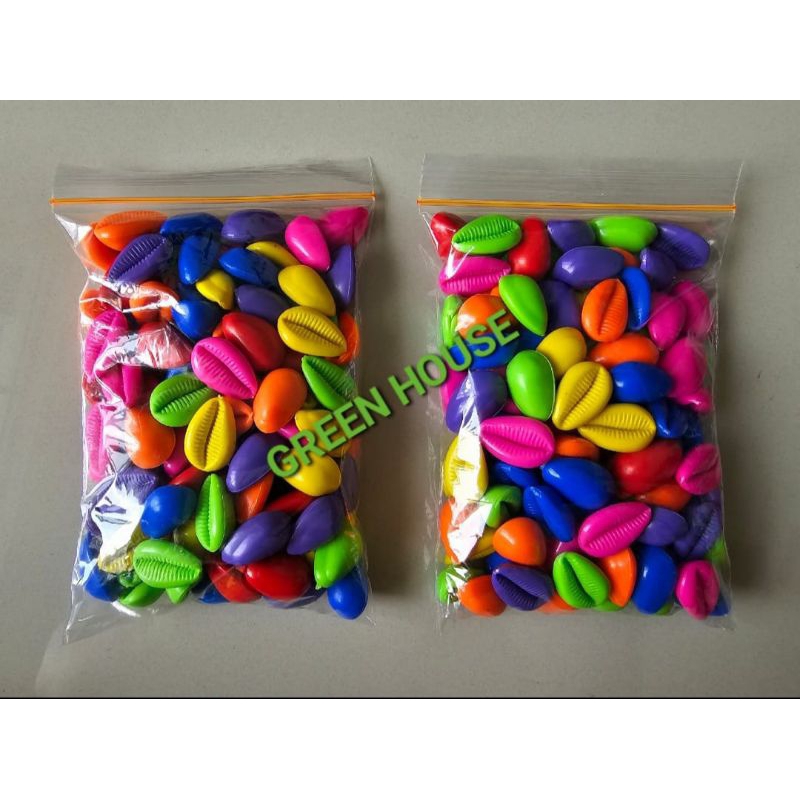 Biji Congklak Plastik | Biji Congkak kwuk kewuk kuwuk mainan kerang plastik mainan edukasi