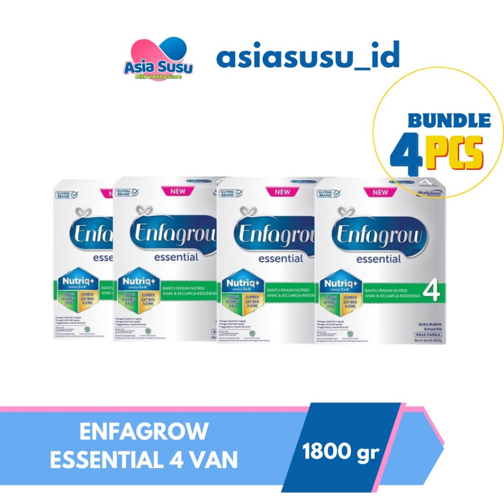 

[KARTONAN] ENFAGROW ESSENTIAL 4 1800GR VANILA BUNDLE 4PCS