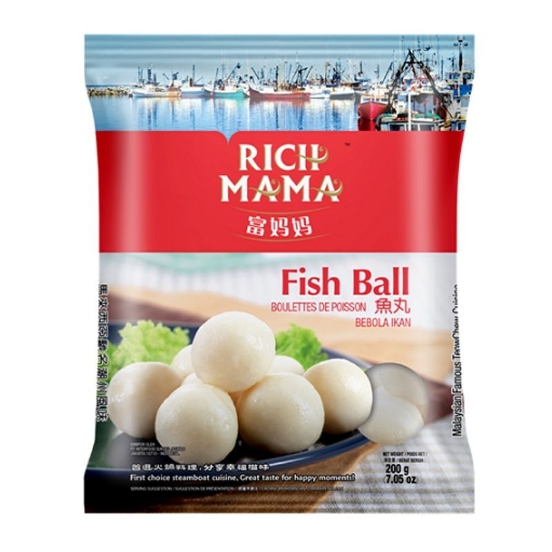 

Rich Mama Bakso Ikan Original ( Fish Ball ) | Berat Bersih 200gr