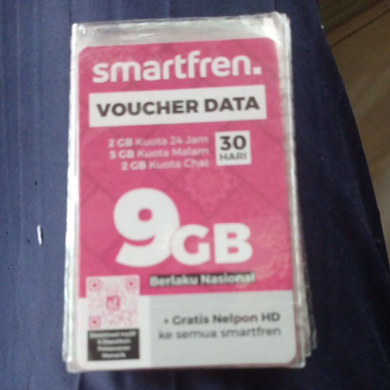 Voucher Smartfren 9 GB 30 Hari