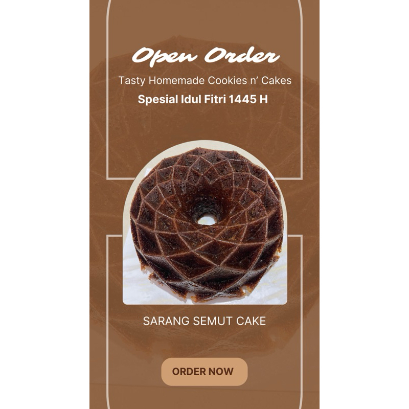 

Sarang Semut Cake Butter Wijsman by Tora Cookies