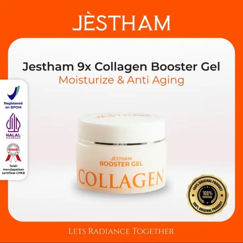 Jestham 9X Booster Collagen Moisturiser BPOM Skincare Jestham
