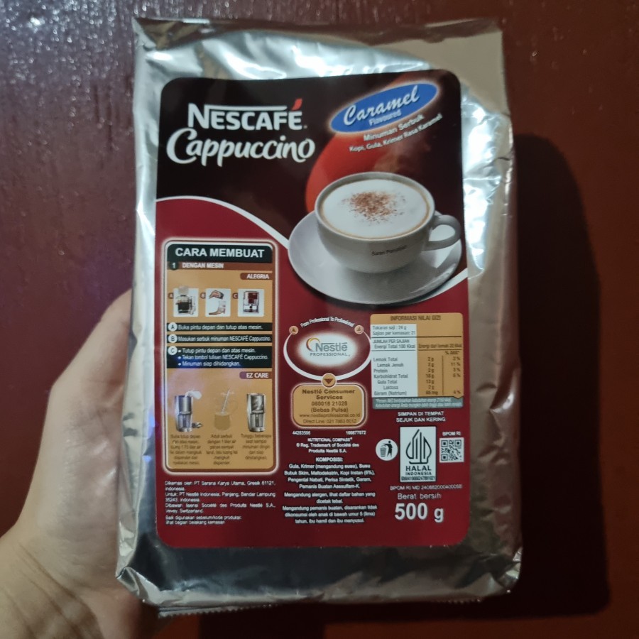 

nescafe cappuccino caramel 500g nescafe cappucino