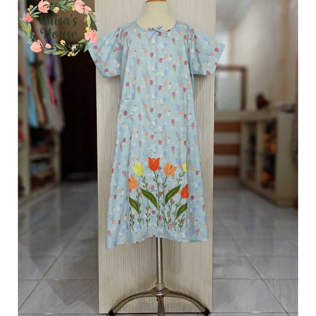 DASTER ANAK BORDIR KHAS MALANG | BIRU MUDA