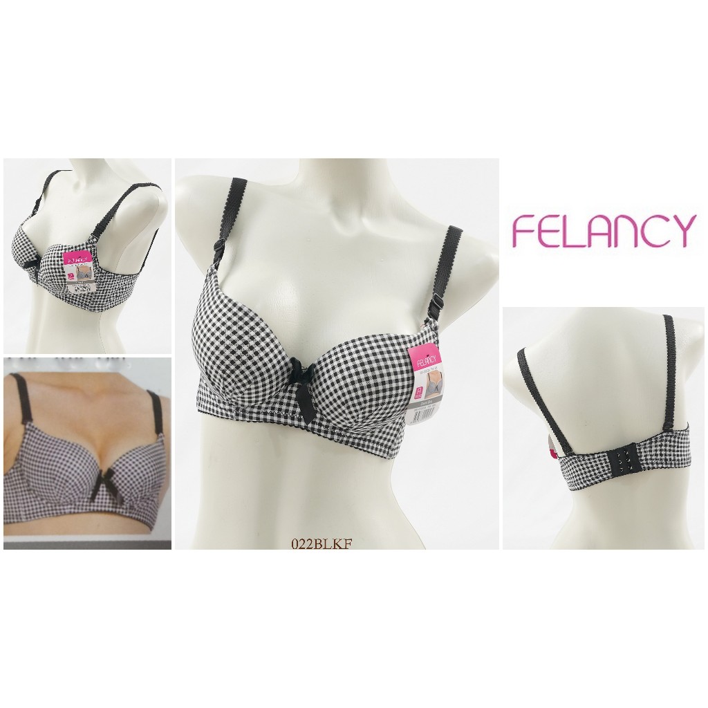 Bra Wanita Kawat Size 32A Full Cup FELANCY Busa Tebal Motif Pakaian Dalam/Underwear 022F