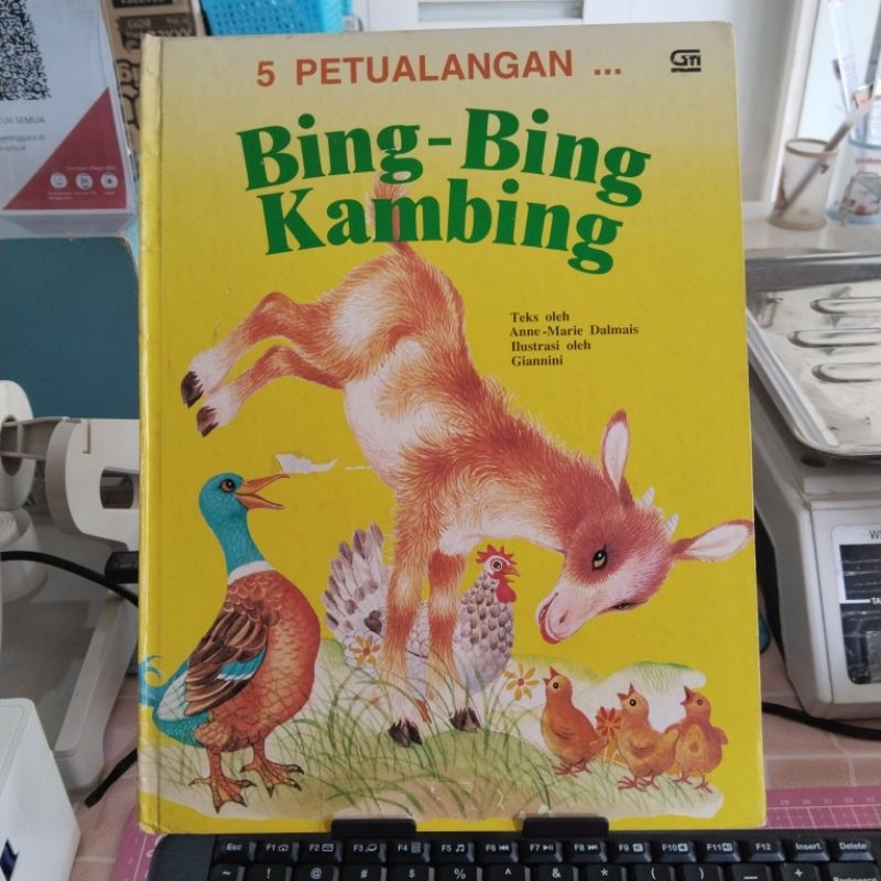 Buku anak lawas langka Seri 5 Petualangan BING-BING KAMBING oleh Anne-Marie Dalmais