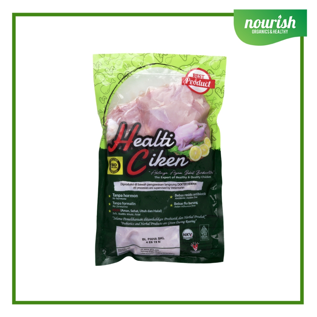 

Healti Ciken Boneless Paha Ayam / Fillet Paha Probiotik Halal 900-1000gr