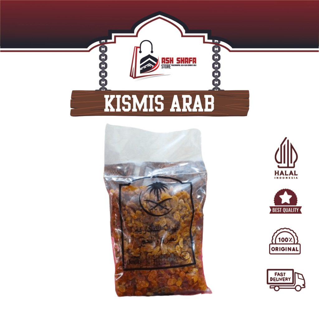 

Kismis Golden Raisin 1 Kg | Kismis Arab Premium | Kismis Asam Manis | Kismis Oleh Oleh Umroh & Haji