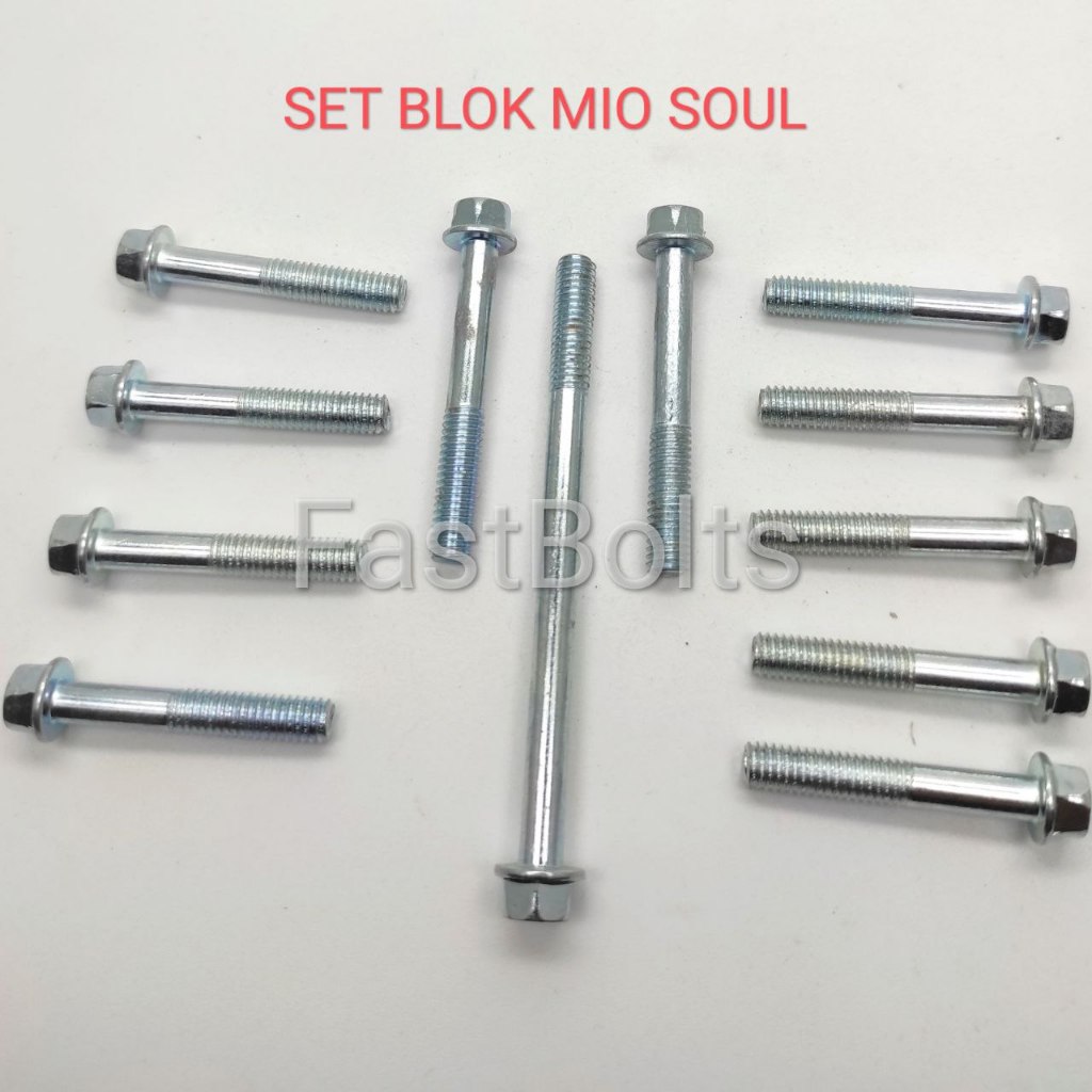 [PAKET] SET Baut Blok Mesin Mio Soul