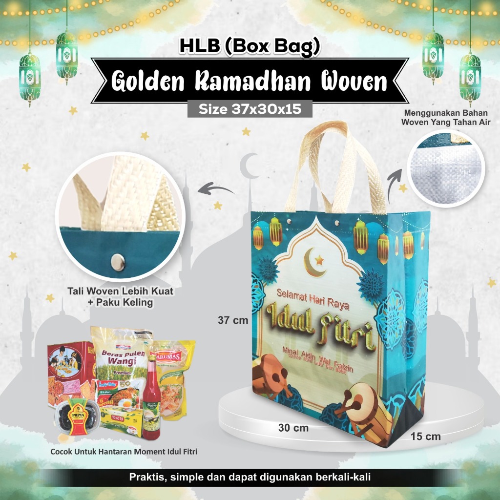 

Tas Parcel Sembako Lebaran Goodie Bag Hampers Lebaran Tas Parcel Goodie Bag Idul Fitri Lebaran Tas Lebaran 37X30X15