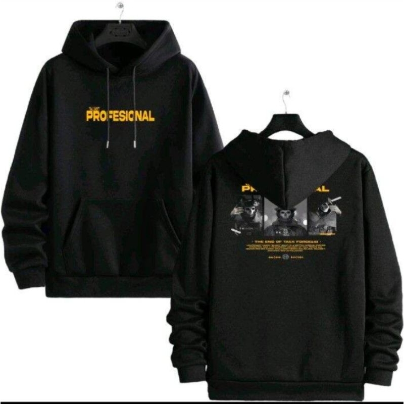 sweater Hoodie pria wanita distro gambar belakang