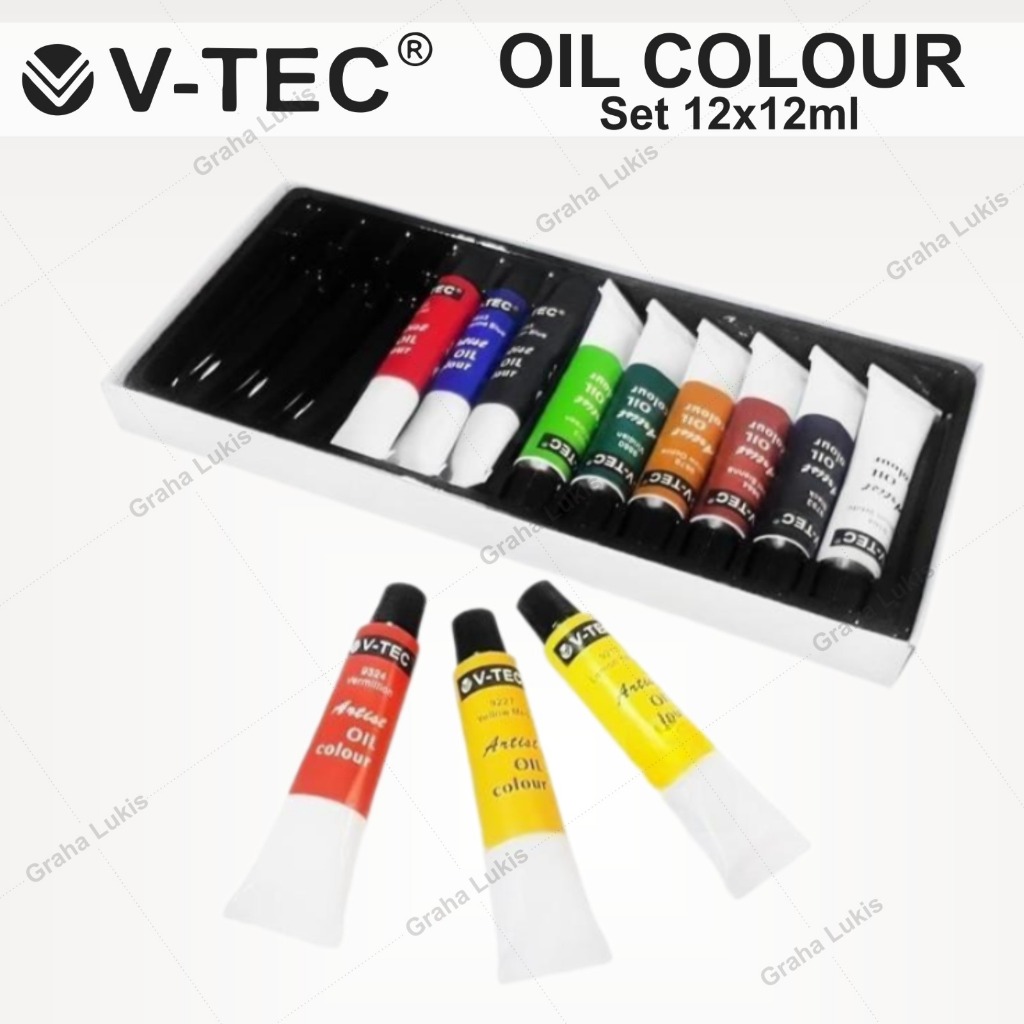 

V-Tec Oil Colour Set 12 x 12ml (VT-1386)