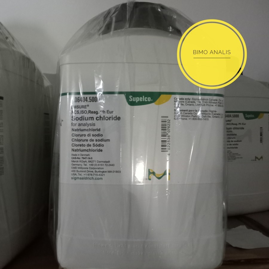 SODIUM CHLORIDE 5kg Merck 106404 / Natrium Klorida / NacL Pro Analis