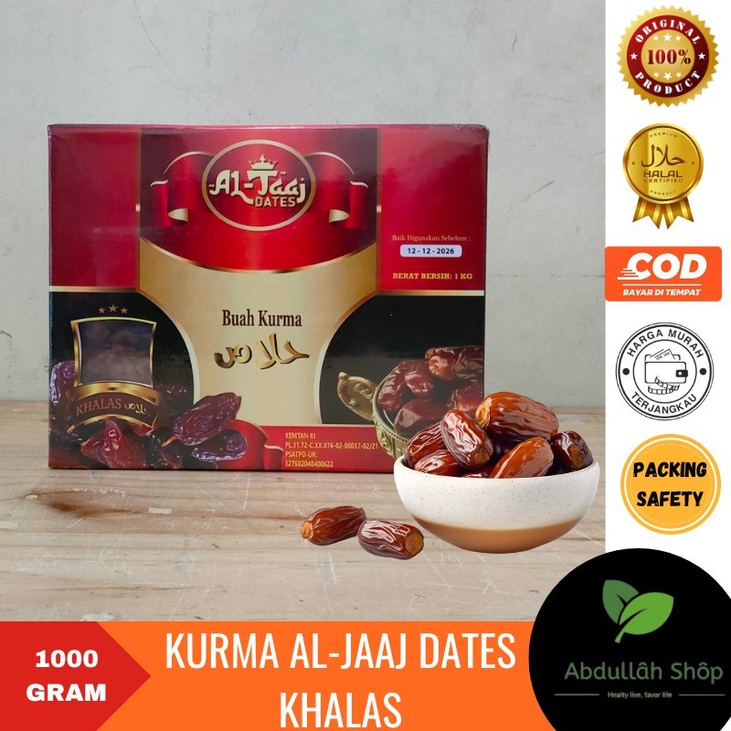 

KURMA GOLDEN DATES KHALAS 1KG BEST QUALITY