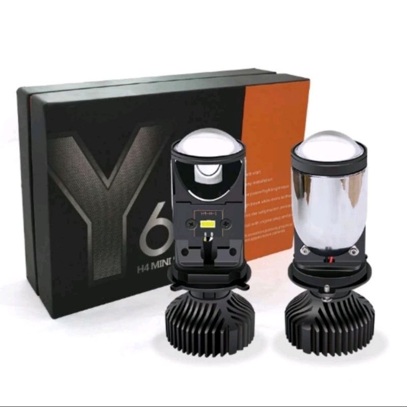 Lampu Led Mini Projie Y6D H4 50w Super TerangSoket H4.