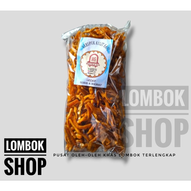 

Kerupuk Krupuk Sapi Stik Mentah Super Khas Lombok 500 Gram