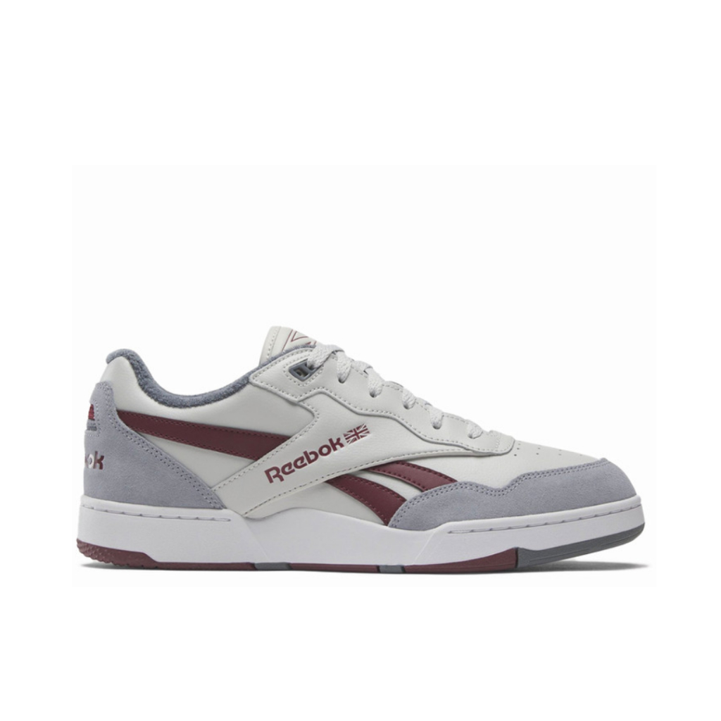 Reebok BB 4000 II Men's Sneakers 100033851 - Stely Fog White Maroon