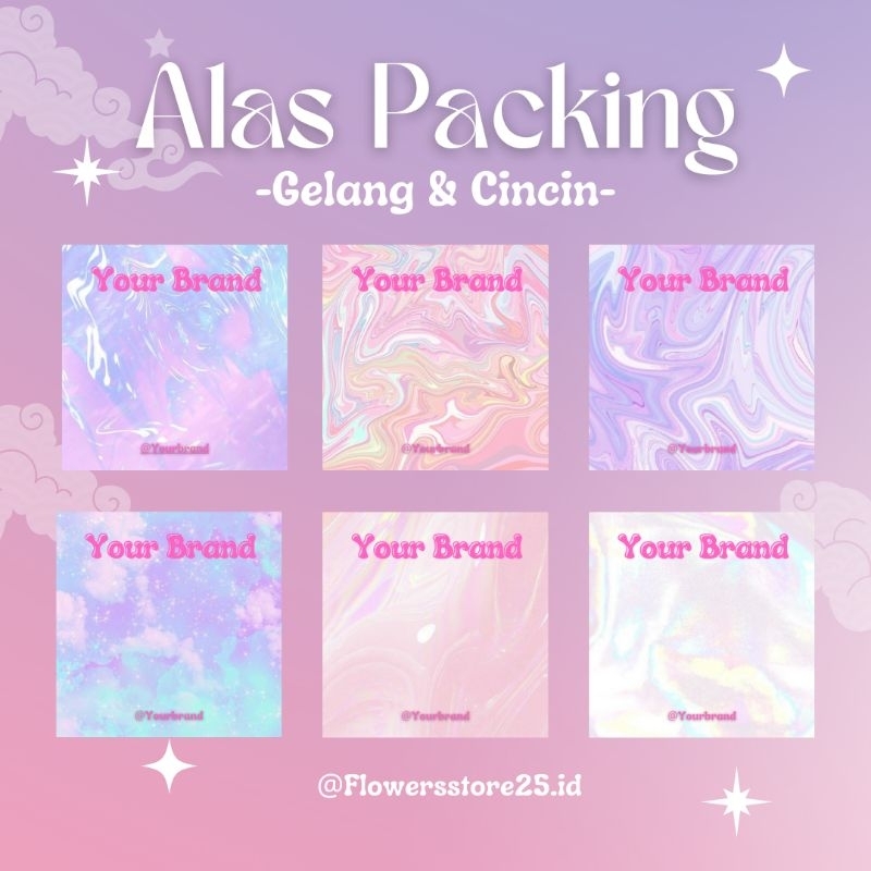 

Alas Packing Paper Aksesoris Manik-Manik Gelang Cincin