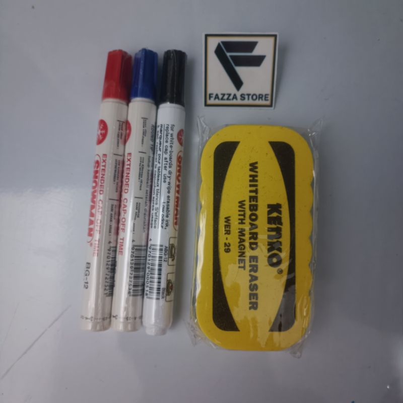 

FazzaStore Set Spidol dan Penghapus keperluan Kelas dan Privat