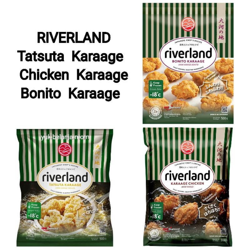 

Riverland chicken karage / tatsuta karage / bonito karage 500gr