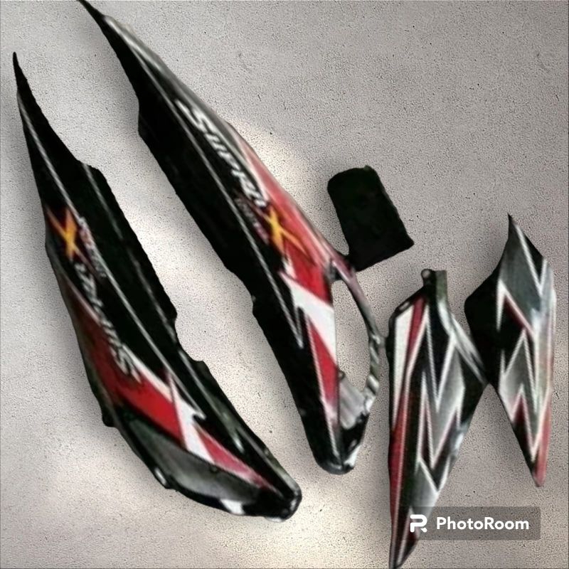 Body Supra x 125 lama Set stiker