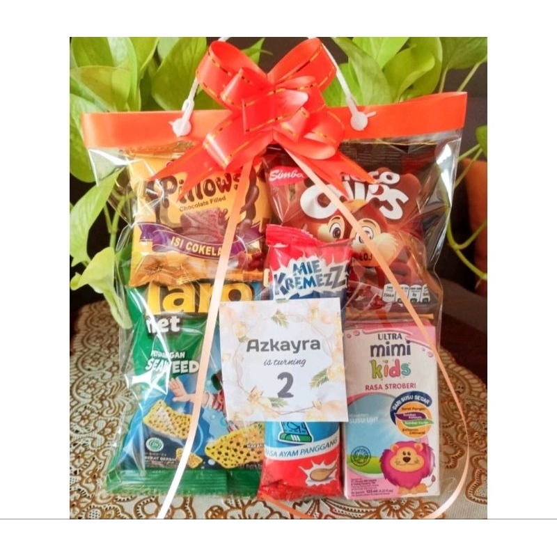 

Paket Bingkisan Snack / Souvenir Ultah / Snack Ulang Tahun / Paket Snack Ulang Tahun / Paket Snack Ultah / Snack Ulang Tahun Anak