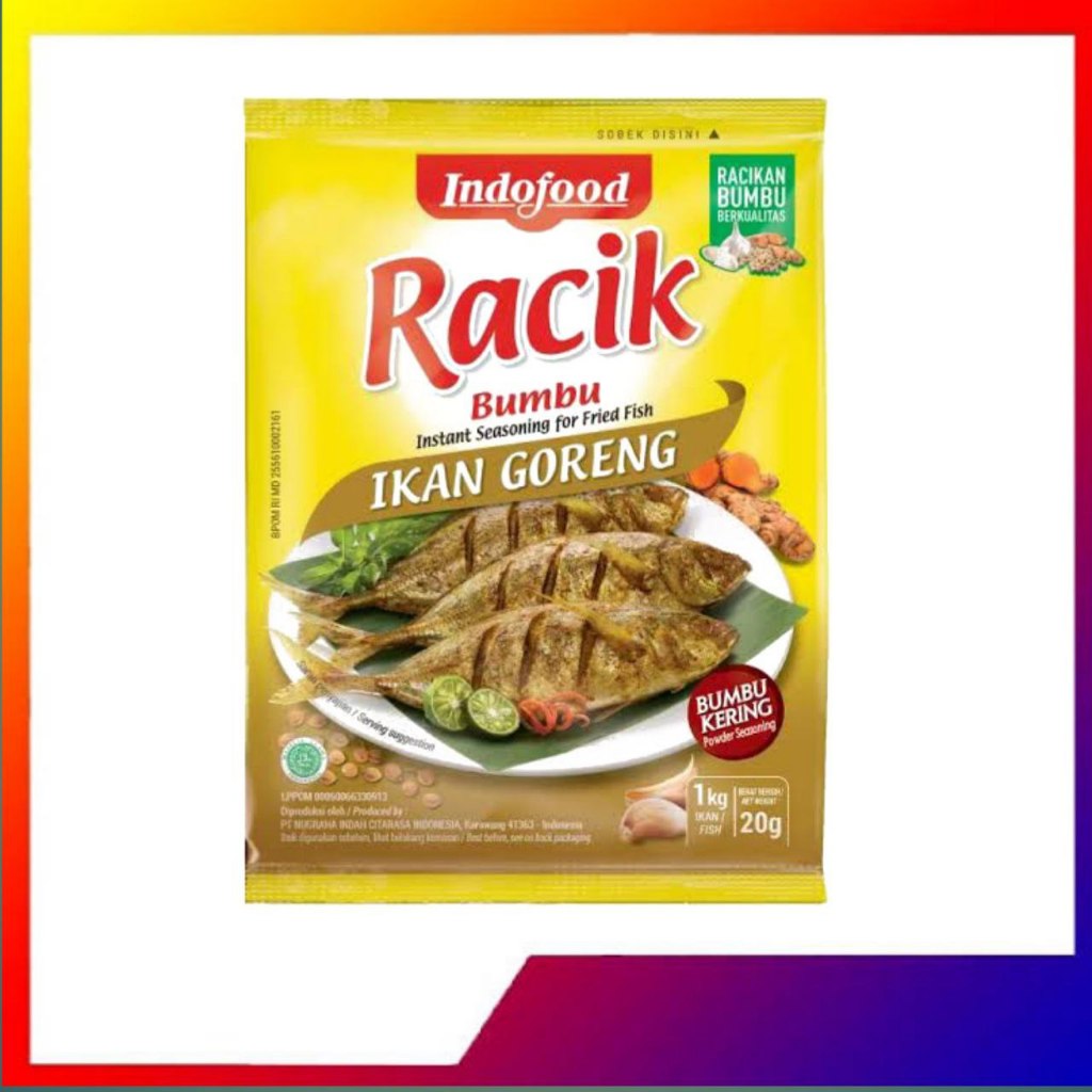 

Indofood bumbu racik ikan goreng