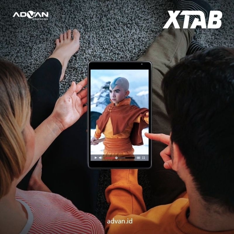 ADVAN XTAB RAM 4/64GB 8 inchi Quadcore T310 Android 13 Garansi Resmi