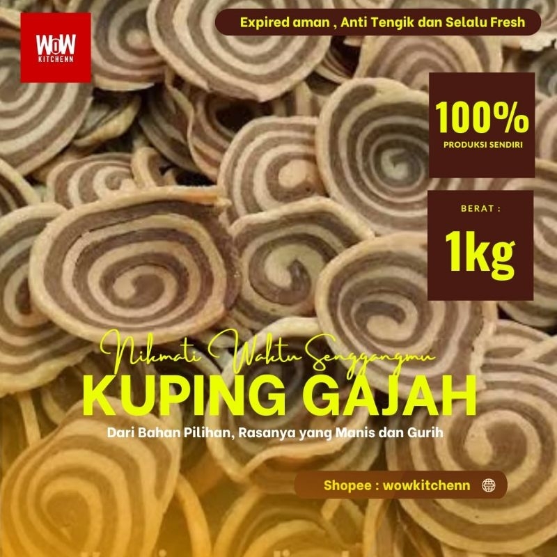 

KUPING GAJAH 1kg /Snack/Snack Time by wowkitchenn