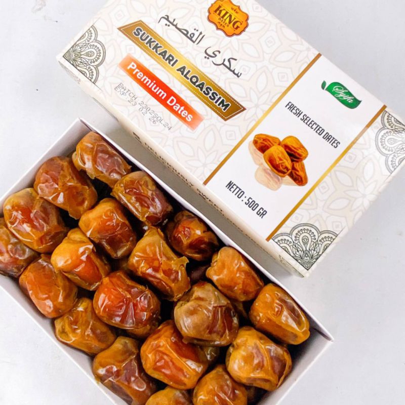 

Kurma Sukkari ALQASSIM King Dates 500gr - Sukari Premium 500 gram