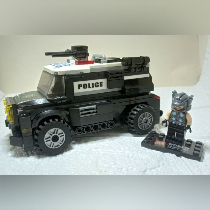 Lego kw mobil SWAT/Lego mobil police/Lego mobil/lego kendaraan/Lego bekas