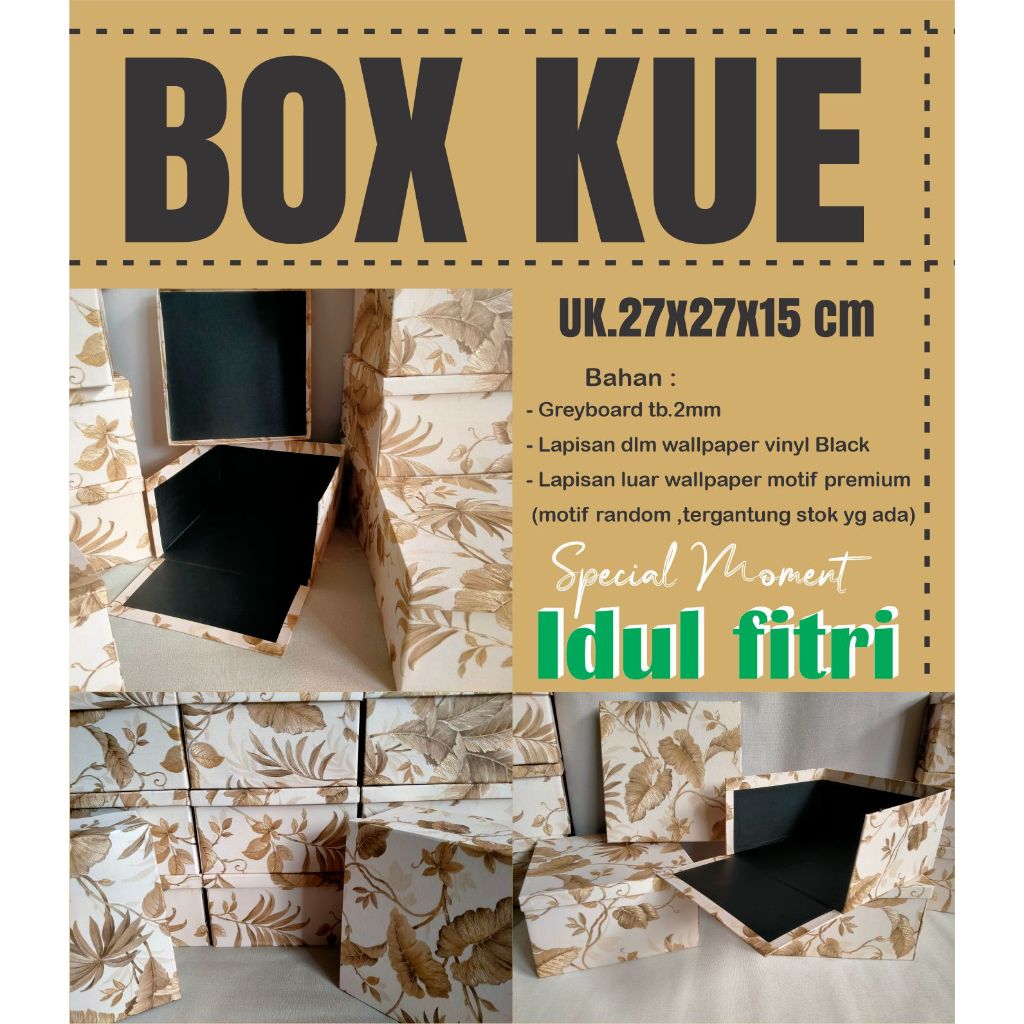 

Box KUE Premium special moment IDUL FITRI/HAMPERS
