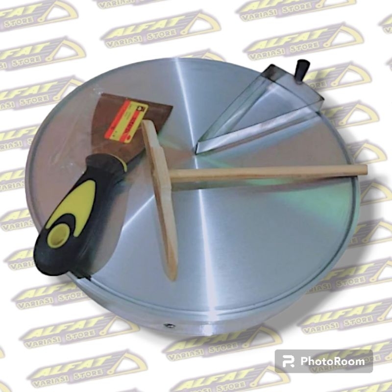 Loyang krepes 30cm,loyang crepes semi otomatis,wajan crepes semi otomatis 1 set