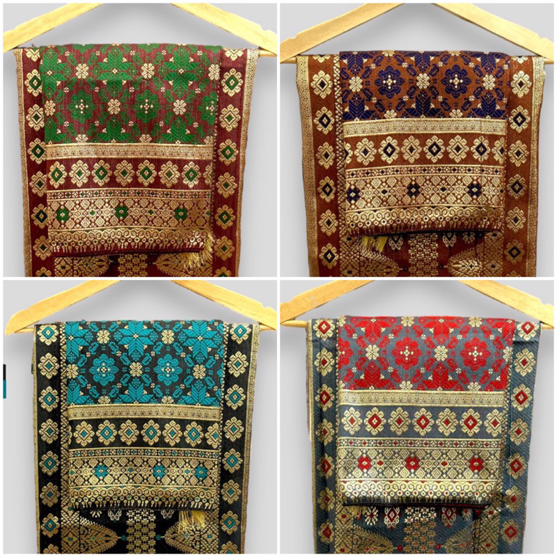 Songket TenunMesin /Bunga Cina Rakam / Songket Palembang Mesin ATBM