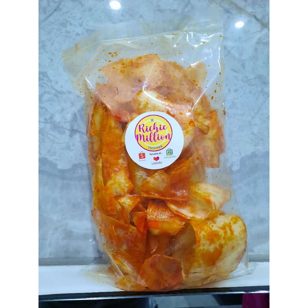 

KRIPIK SANJAI BALADO/ ORIGINAL / KRIPIK SINGKONG BALADO / ORIGINAL