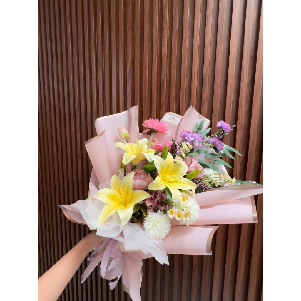 Premium Artificial Flower Bouquet/ Bunga Plastik/ Bouquet Bunga