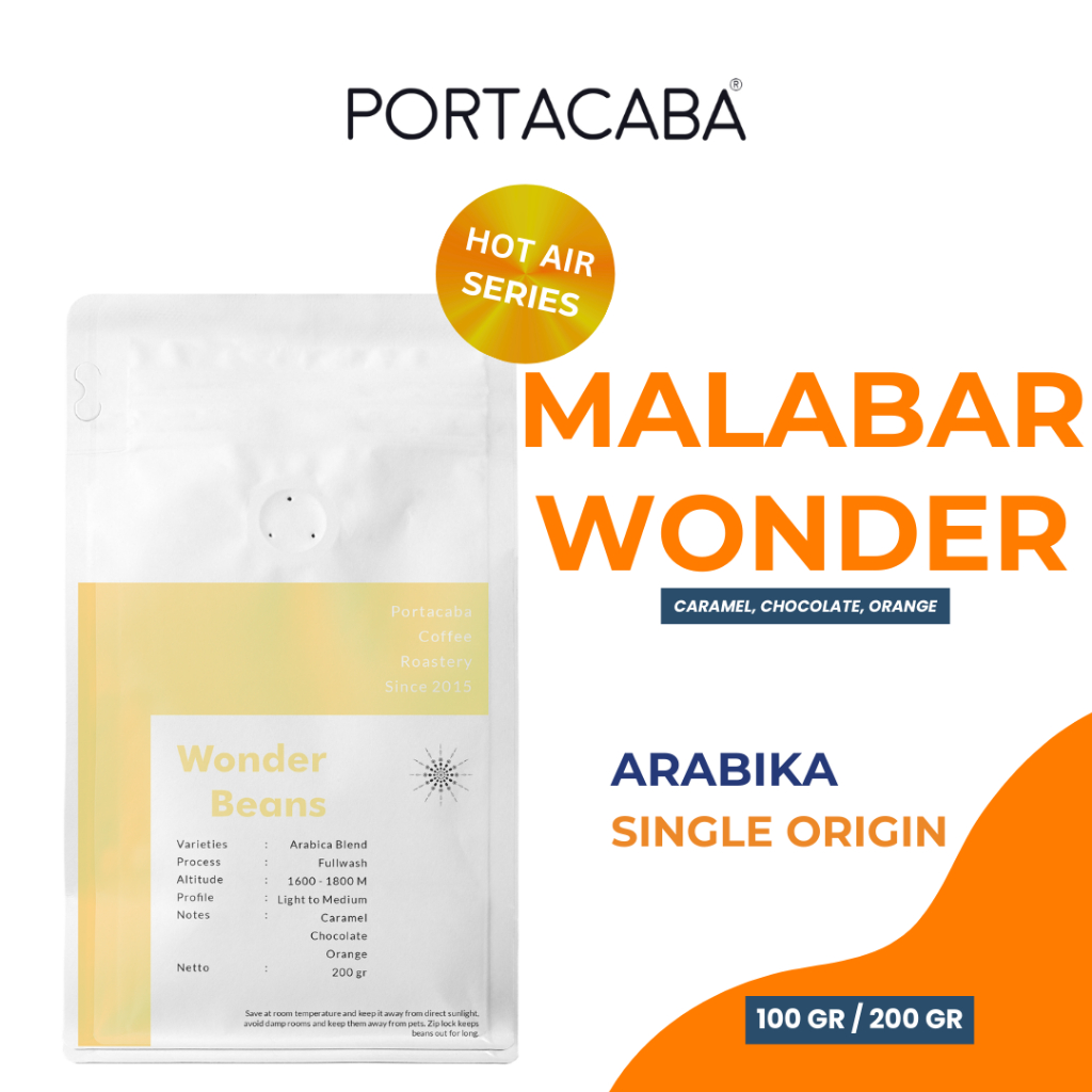 

PORTACABA KOPI ARABIKA 200 GR WONDER BEANS