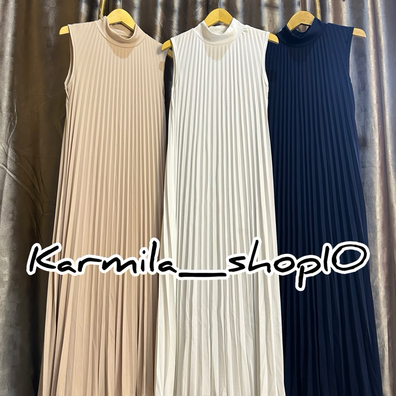 LONG DRESS PLISKET MAXY YUKENSI - Inner Dress plisket muslim