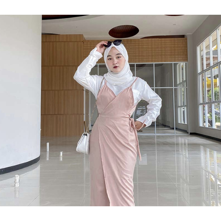 STEPHANIE SET DRESS | SET DRESS TALI SATIN