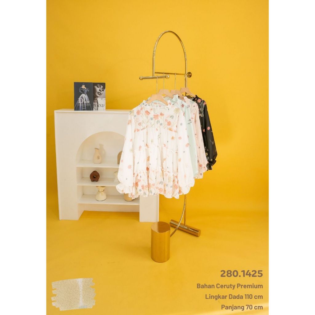 Blouse Bunga / blouse wanita