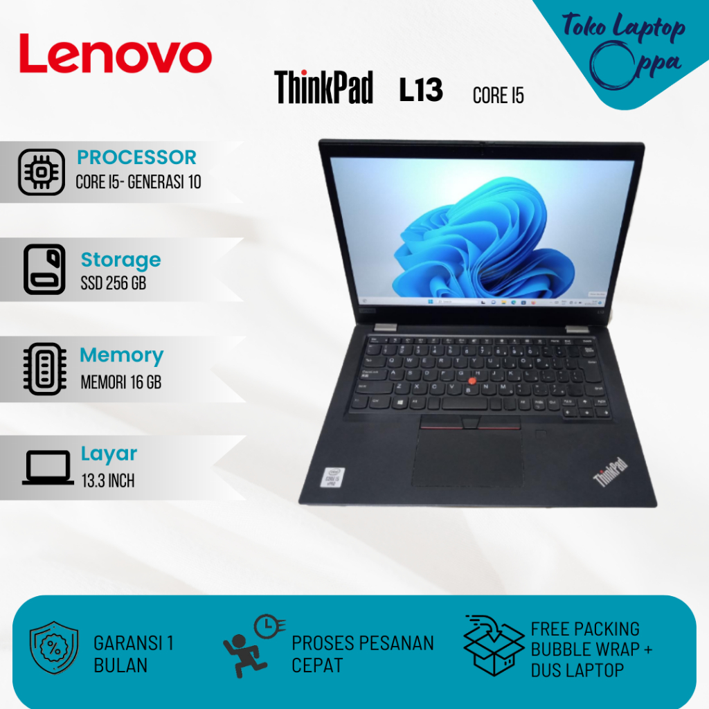Laptop lenovo thinkpad  l13 core i5 gen 10